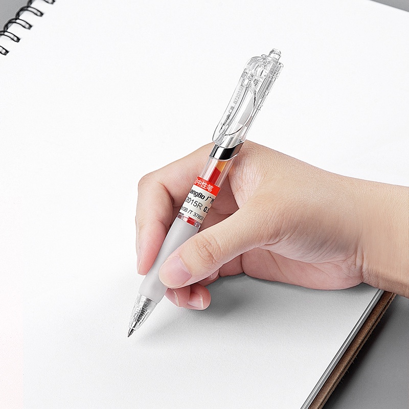 Bút bi nước Guangbo 0.5mm xanh, đen, đỏ B72015M/ B72015R/ B72015D