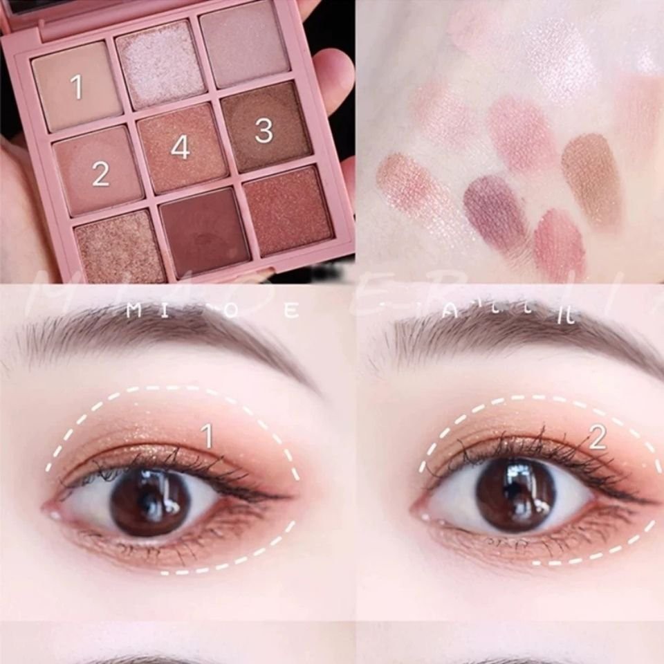 Bảng Phấn Mắt DKL006 9 Ô DIKALU COCO VENUS DKL006 Tone Nâu Nude Chính Hãng Nội Địa | BigBuy360 - bigbuy360.vn