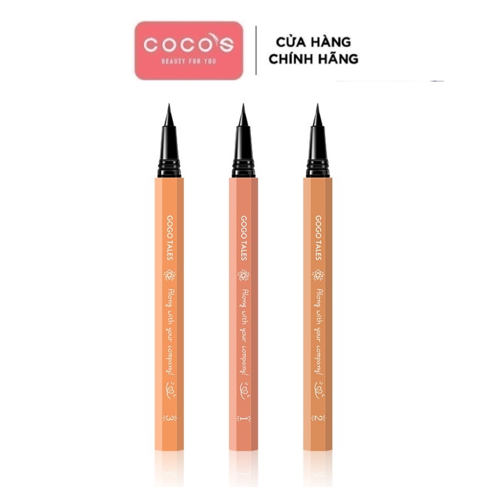Kẻ Mắt Sắc Nét Siêu Mảnh Gogo Tales Slender Beckoning Eyeliner 0.6ml