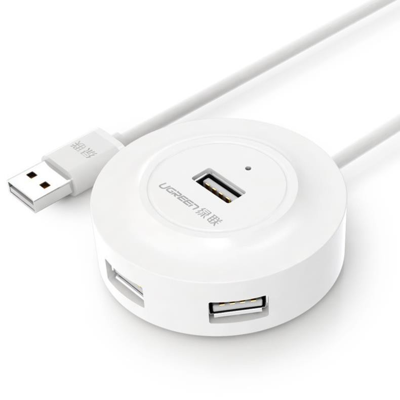 UGREEN CR106 - Hub USB 2.0 4 cổng tốc độ cao chính hãng ✔HÀNG CHÍNH HÃNG ✔