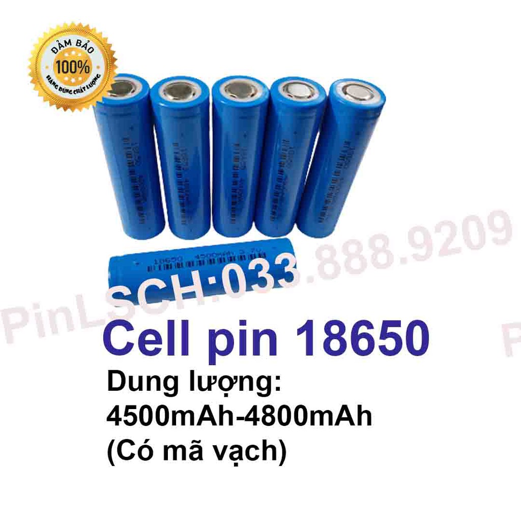 HÀNG CHÍNH HÃNG Cell Pin 18650 4800mAh SIÊU BỀN Dung Lượng Cao Dùng Cho Quạt MINI đèn Pin...