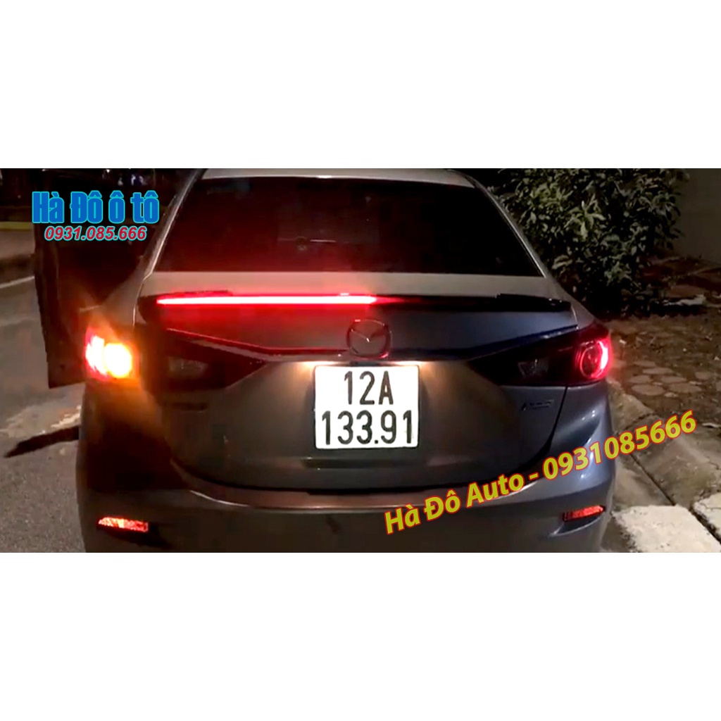 Đuôi Gió Mazda 3 2015 2016 2017 2018 2019 2020 2021 2022 - Đuôi Gió Mazda 3 mẫu Có Led
