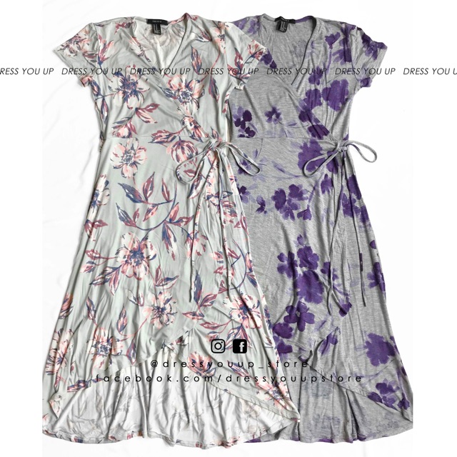 Đầm dài hoa wrap dress (màu mới)