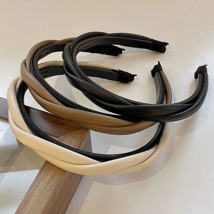 Băng Đô Cài Tóc Màu Cà Phê Đen Thời Trang Mùa Hè 2022