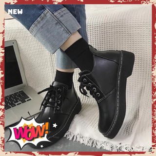 Giày ulzzang da thấp cổ
