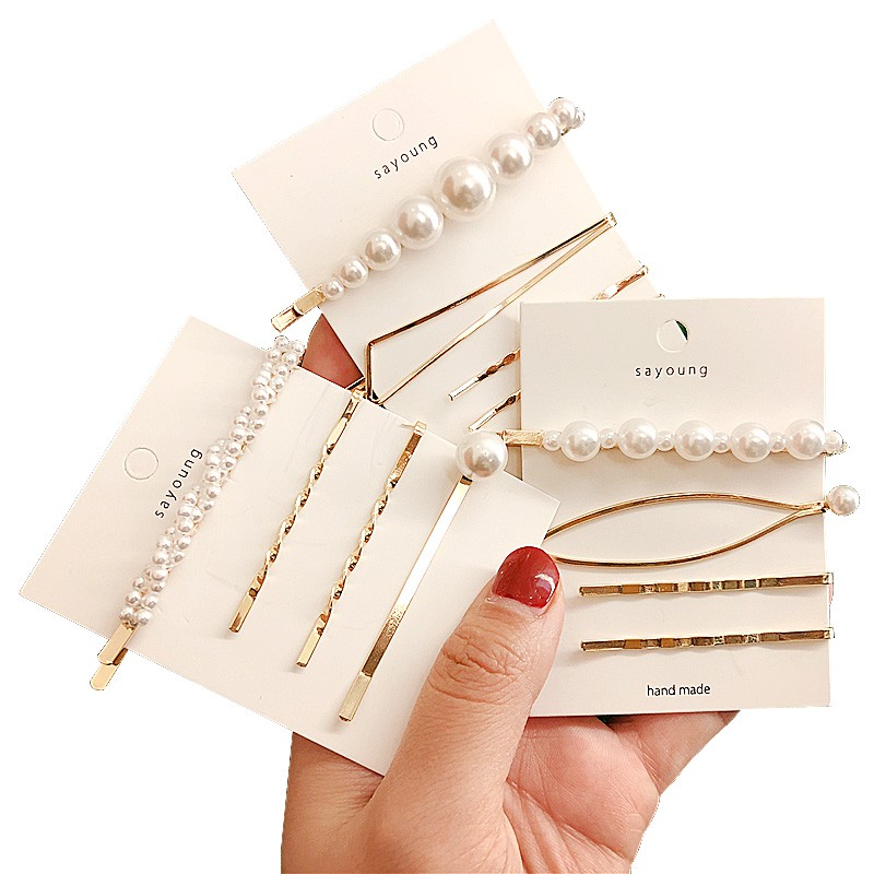 Set kẹp tóc kiểu dáng thời trang dành cho nữ
