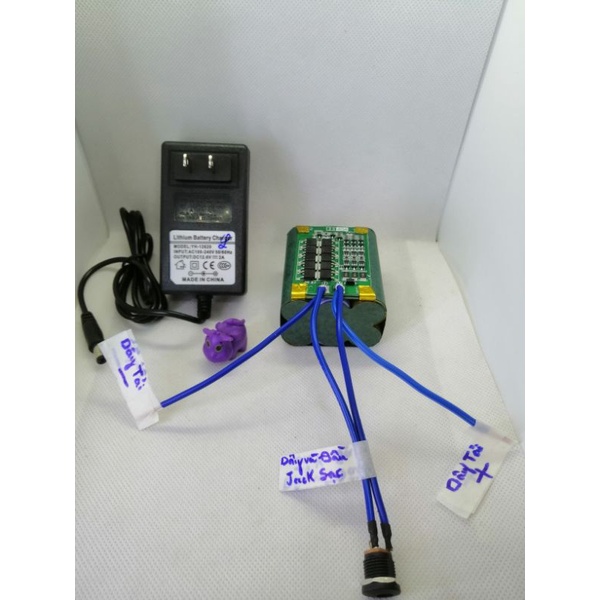 Khối Pin National 3S2P_12,6V kèm adapter sạc 12,6V2A | BigBuy360 - bigbuy360.vn
