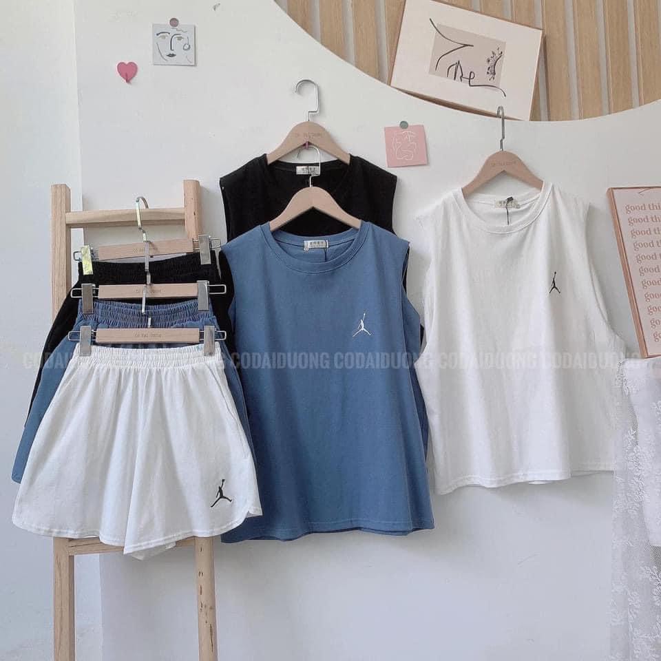 Sét Đồ Thể Thao Tank Top Đủ Ba Màu Chất Vải Thoáng Mát, Mặc Hè