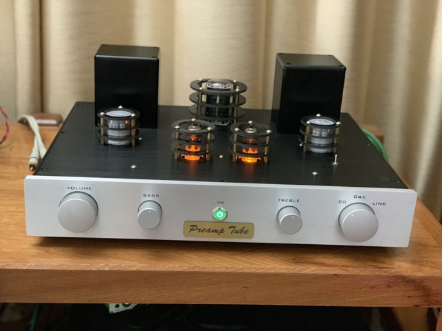 Tube preamp bass treble
