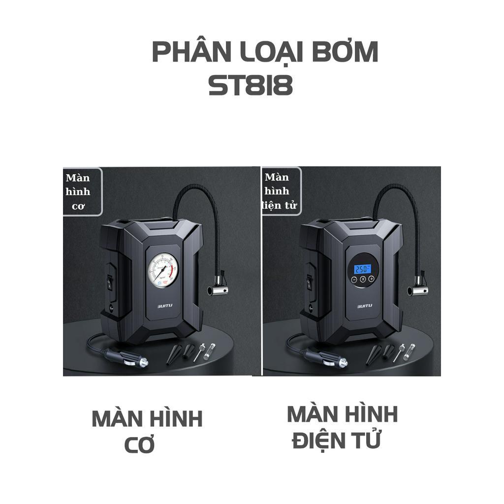 Bơm lốp ô tô, xe đạp, xe máy Lanita Suitu ST5002 công suất 120W