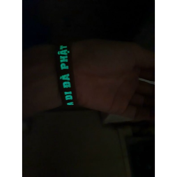 Vòng tay A Di Đà Phật phát sáng CHỮ