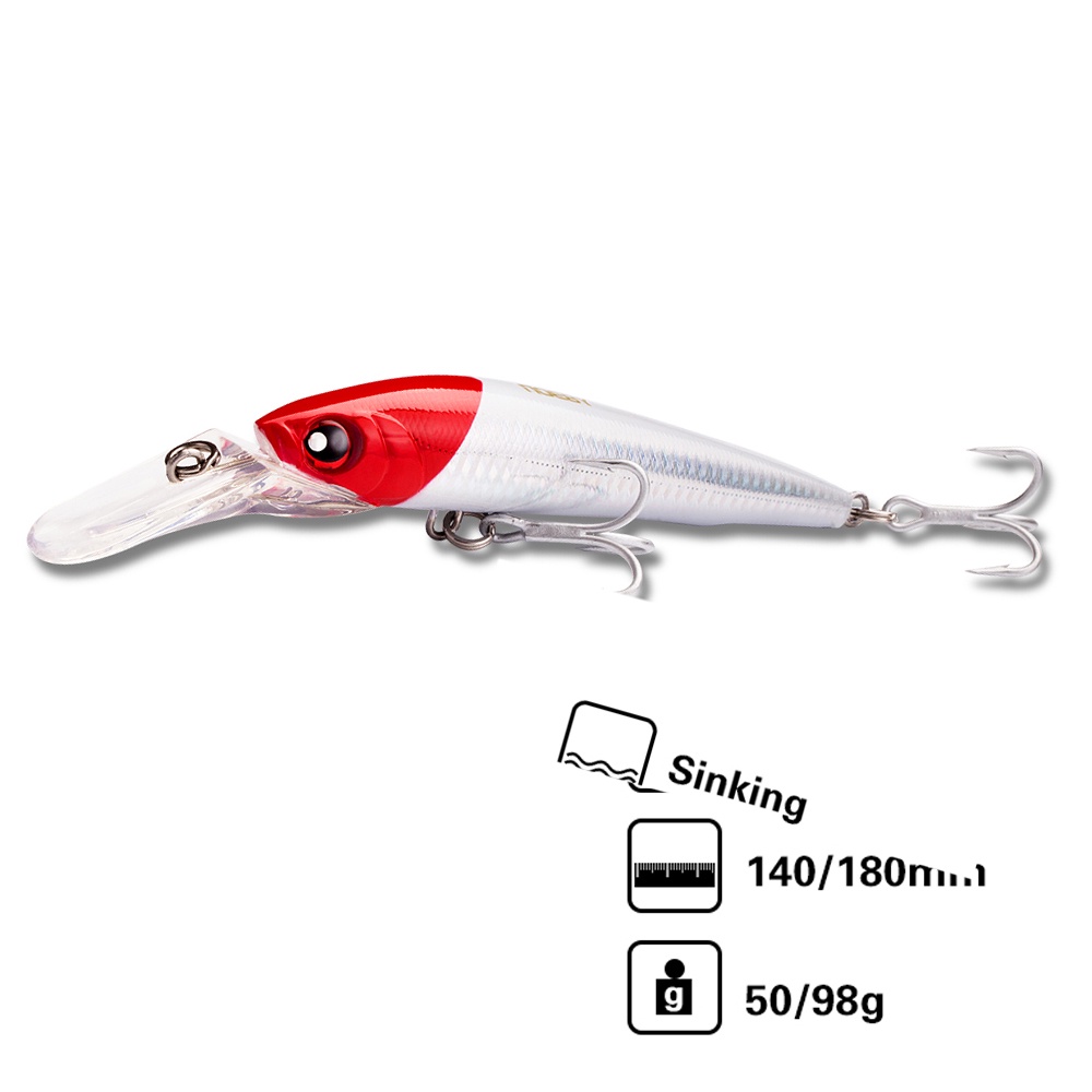 Mồi Giả Câu Cá 14cm/50g 18cm/98g NBL9093