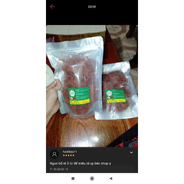 350gram bò khô sợi