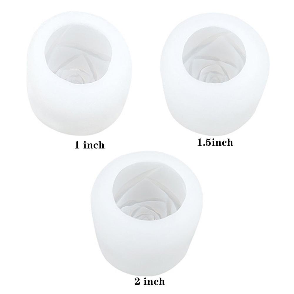 ESPO Khuôn Silicone Làm Đá Viên Tạo Hình Hoa Hồng 3D Độc Đáo Tiện Dụng