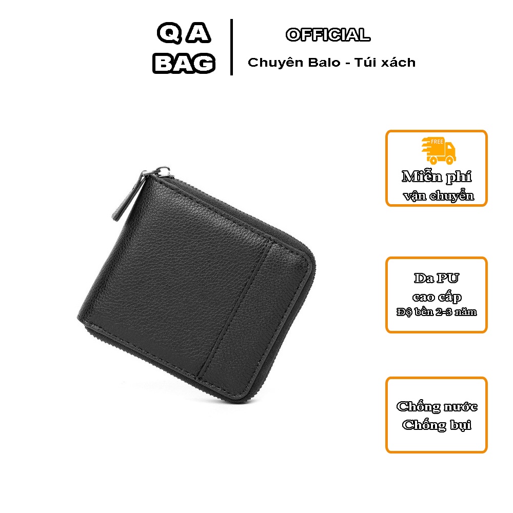 Ví cầm tay nam nữ có khóa nhỏ gọn tiện lợi cực kì chắc chắn, bóp cầm tay nhỏ gọn có khóa kéo