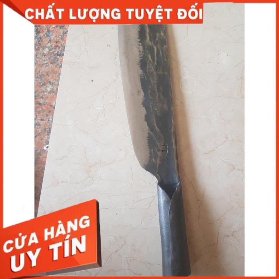 Dao phay cao cấp rèn thủ công từ thép nhíp ôtô (Đen) cao cấp