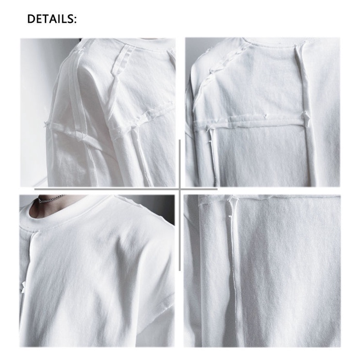 Áo Thun Tay Ngắn Màu Trơn Dáng Rộng Thời Trang Mùa Hè Cho Nam Giới 2022