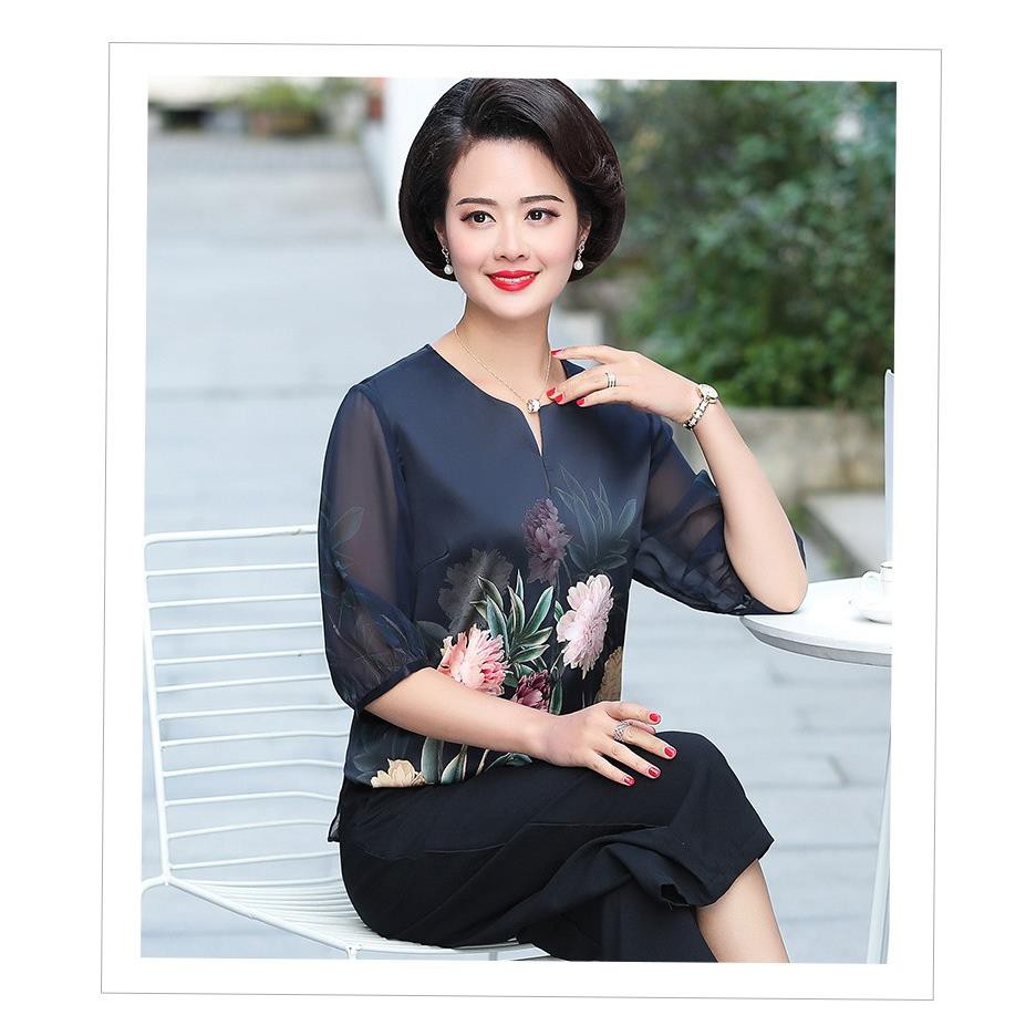 Bộ lụa trung niên cao cấp