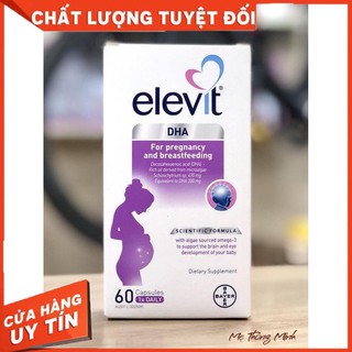 (FREESHIP+QUÀ+CHUẨN AIR) Viên uống bổ sung Elevit DHA For Pregnancy and Breastfeeding của Úc 60 viên