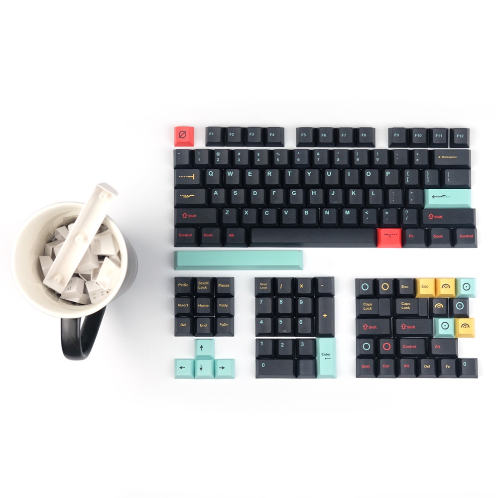 Các keycaps GMK metropolis, 125 keycaps Cherry Profile DYE-SUB Cá nhân hóa GMK Keycaps cho bàn phím cơ