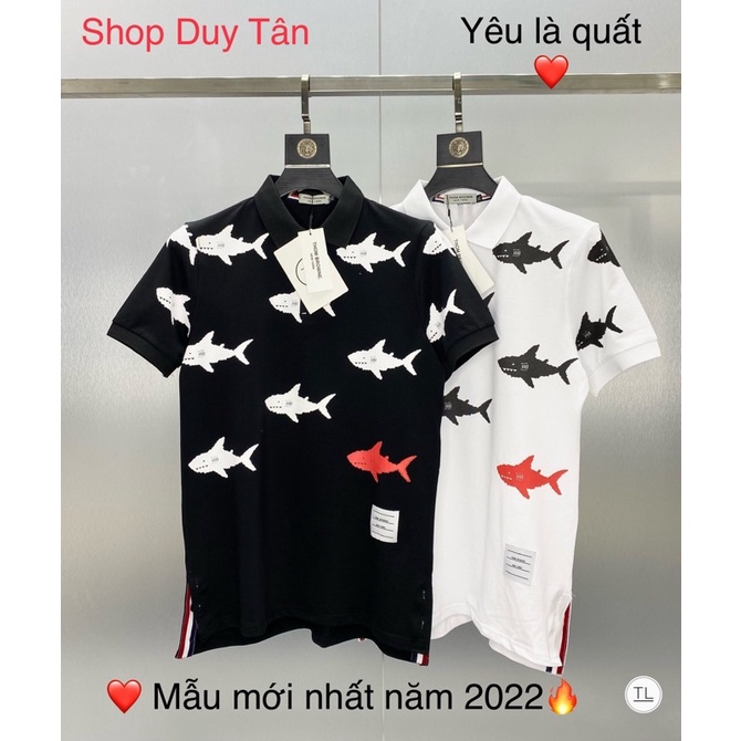 🔥 Áo thun nam nữ in hình cá mập mẫu mới nhất năm 2022, hàng Quảng Châu cao cấp, chất liệu vải cotton mềm mại