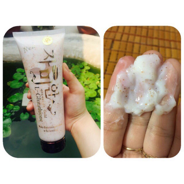 Ɡel Tẩy tế bào chết có hạt L-GLUTATHIONE HÀN QUỐC tuýp 300gr