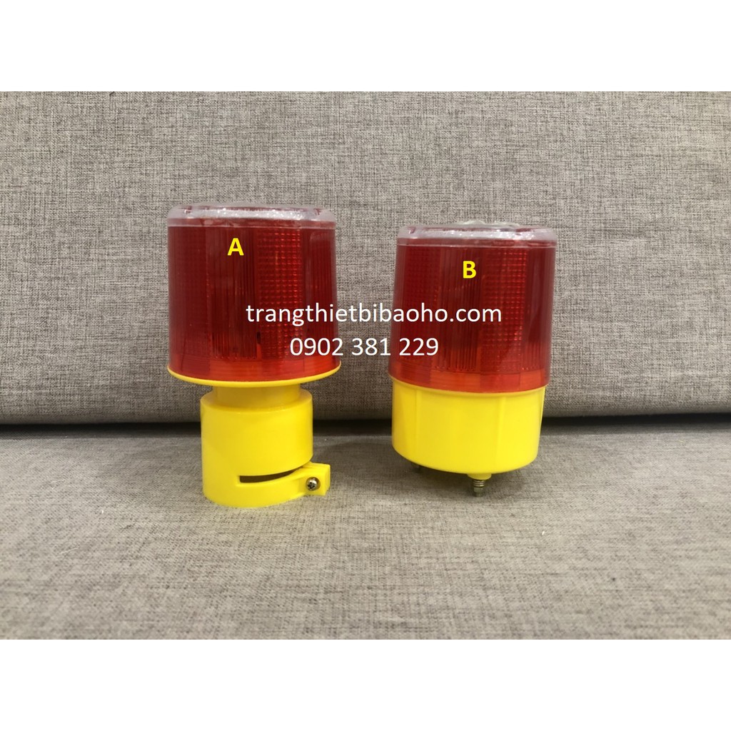 KHUYẾN MÃI - Đèn cảnh báo năng lượng mặt trời đế nam châm JS