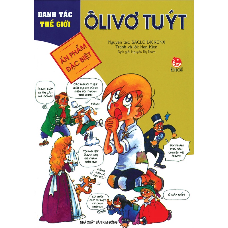 Sách - Danh tác thế giới - Ôlivơ Tuýt