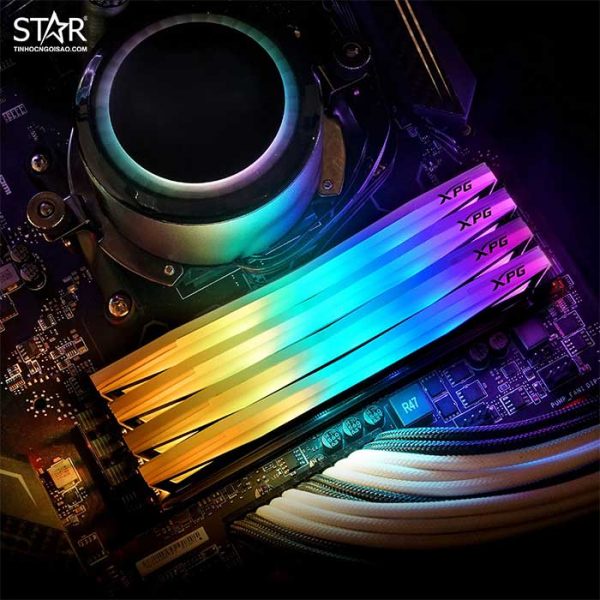 Ram DDR4 Adata 8G/3200 XPG SPECTRIX D60 RGB Grey