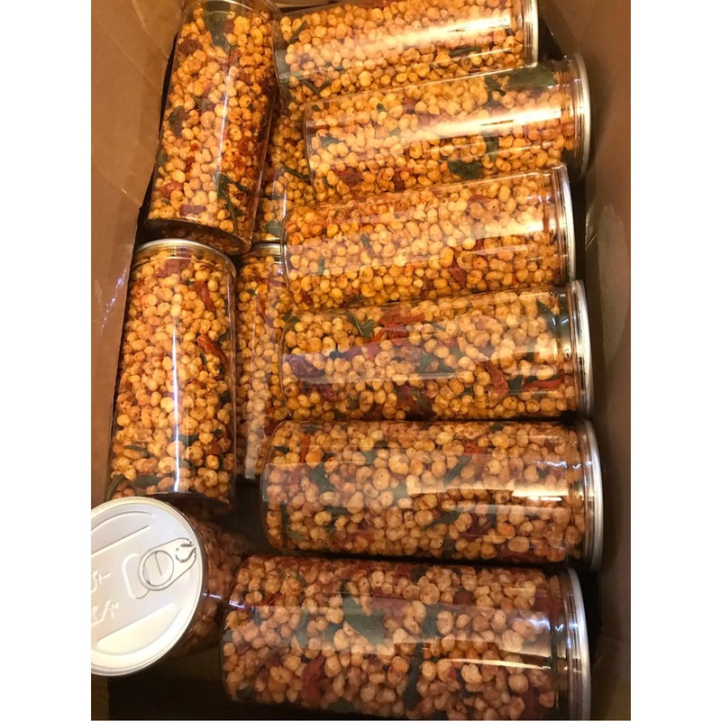 Bắp Lắc Khô Bò Lá Chanh hủ 350g - Trai Đẹp Snack