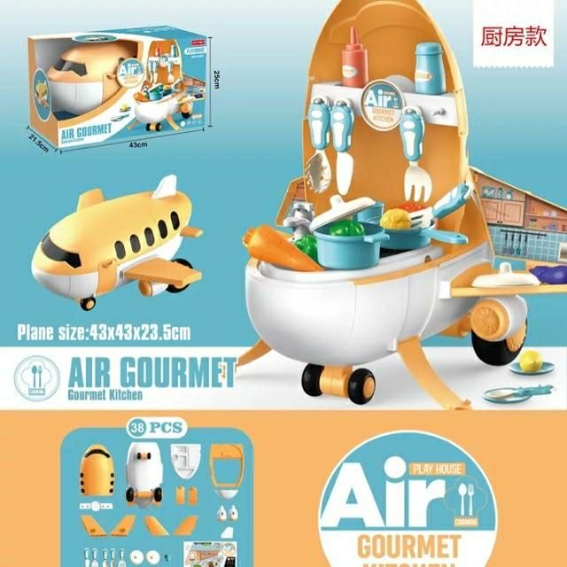 Mô hình máy bay đồ chơi đa năng ( nấu ăn, kỹ sư, bán hàng, bác sỹ, trang điểm) đồ chơi trẻ em