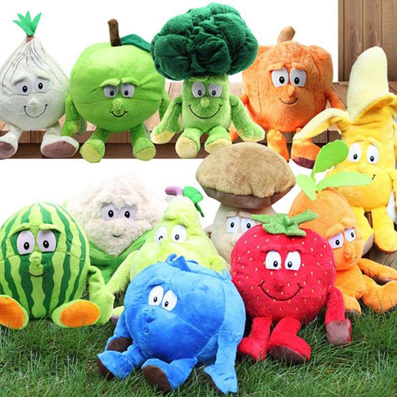 Thú nhồi bông hình rau củ quả kích thước tùy chọn có thể dùng làm gối