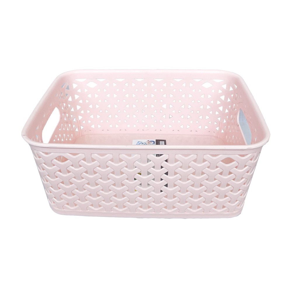 Rổ nhựa mây cao cấp chữ nhật siêu xinh - TỰ LẬP