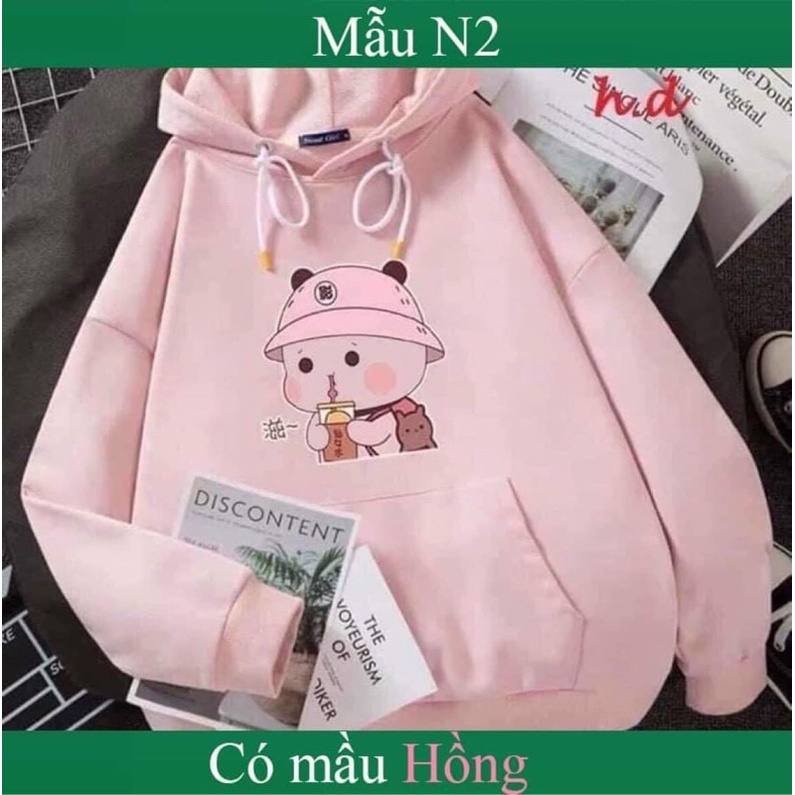 Áo Hoodie chất nỉ in hình phong cách dễ thương siêu cute đáng yêu | BigBuy360 - bigbuy360.vn