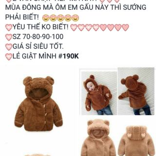 Combo áo gấu kute lạc lối 😍😍😍