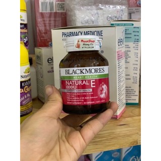 Vitamin Blackmores Natural E 1000 IU để có trái tim khoẻ mạnh