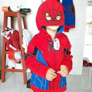 Áo Khoác Spider man người nhện Samkids