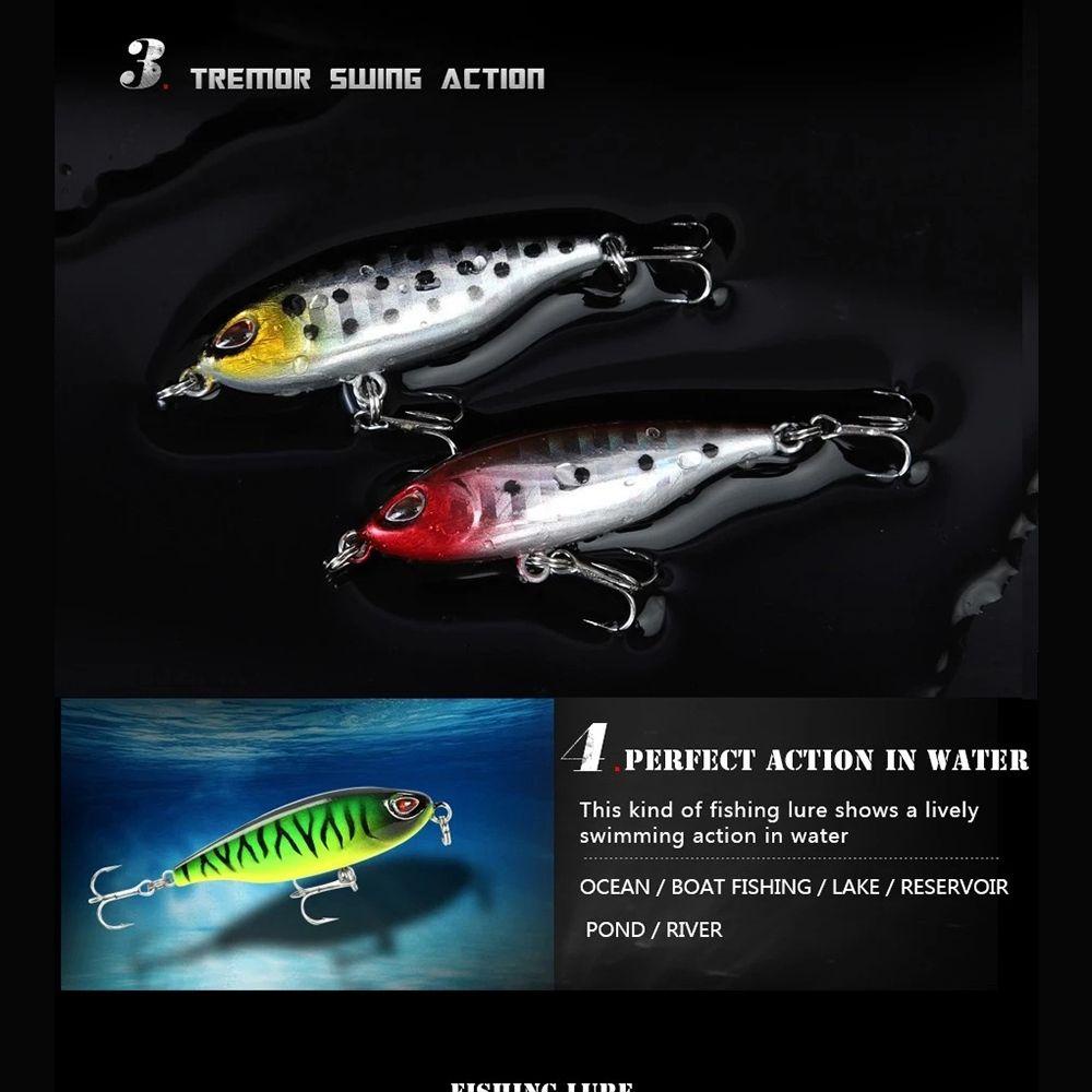 Mồi Giả Nhử Cá Nhiều Màu Sắc Gắn Kèm Móc Câu Tiện Dụng