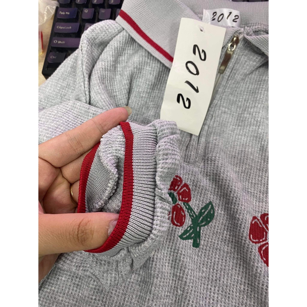 Áo thun POLO Xốp nữ Màu Ghi tay lỡ có cổ phông form rộng freesize unisex mặc đi học, cặp, nhóm, lớp