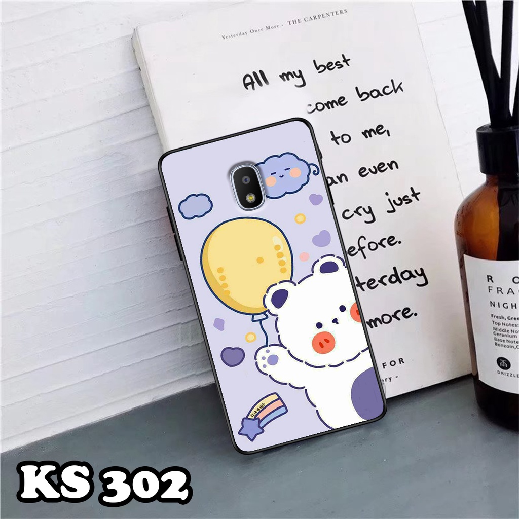 Ốp lưng Samsung J3 - J3 LTE - J3 2016 - J3 Pro - Ốp in hình Gấu&amp;Thỏ siêu xinh - Lưng nhám viền TPU chống trầy xước