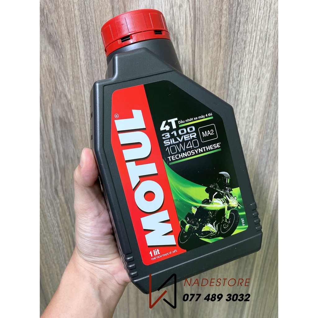 [Giá Rẻ] Nhớt máy xe số | Nhớt xe số - Nhớt Motul 3100 Silver 1Lit