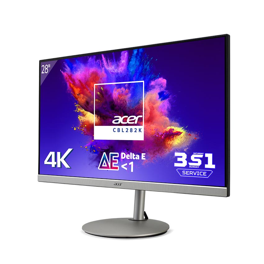 Màn hình máy tính Acer CBL282K 28inch | UHD | IPS | 60Hz | 4ms | 300nits | HDMI+DP+Audio | Loa | Freesync