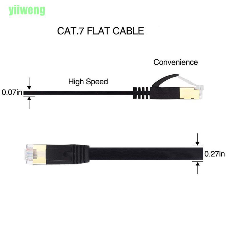 Dây Cáp Mạng Lan 1-5m Cat7 Sstp Rj45 C4g6 Chất Lượng Cao