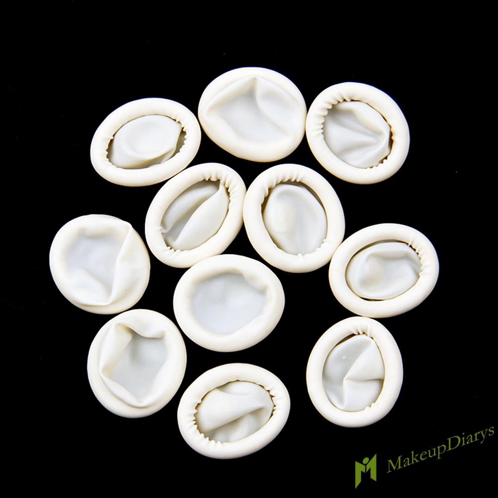 Set 10 Bao Ngón Tay Cao Su Bảo Vệ Khi Sơn Móng Tay