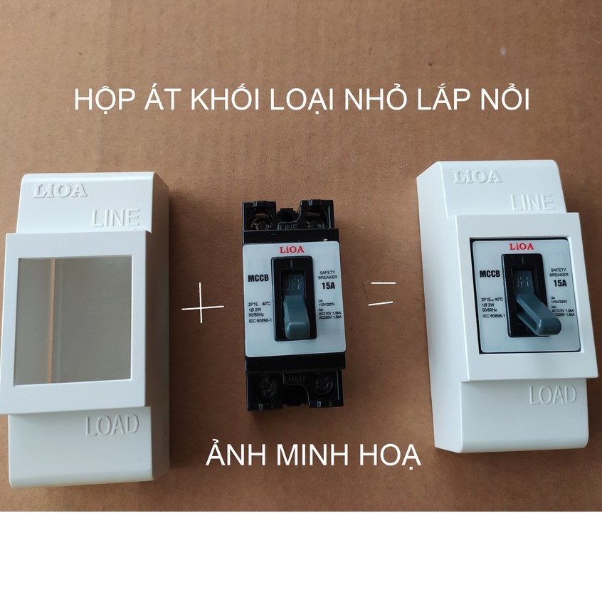 HỘP ATTOMAT LiOA LẮP (NỔI - CHÌM)) DÙNG CHO ÁT KHỐI