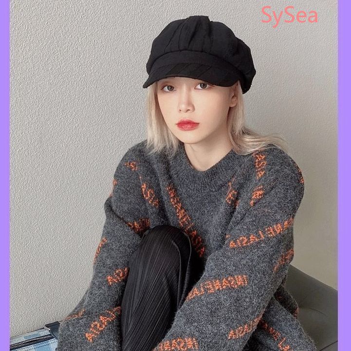 Plus Áo Sweater Dáng Rộng Phong Cách Thời Trang Hàn Quốc Cho Nữ