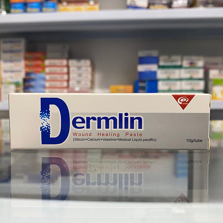 DERMLIN tuýp 10g - Hỗ trợ giảm để lại sẹo với các vết thương cấp tính trên da