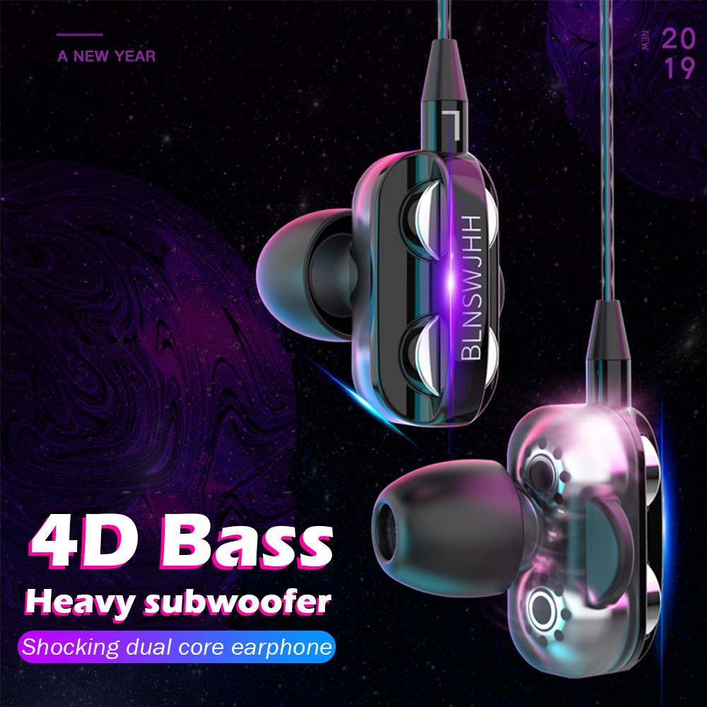 Tai nghe nhét tai có mic 4d 3.5mm