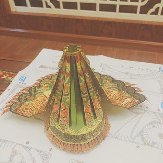Mô hình kim loại lắp ráp 3D piececool Váy cưới (Chưa ráp)