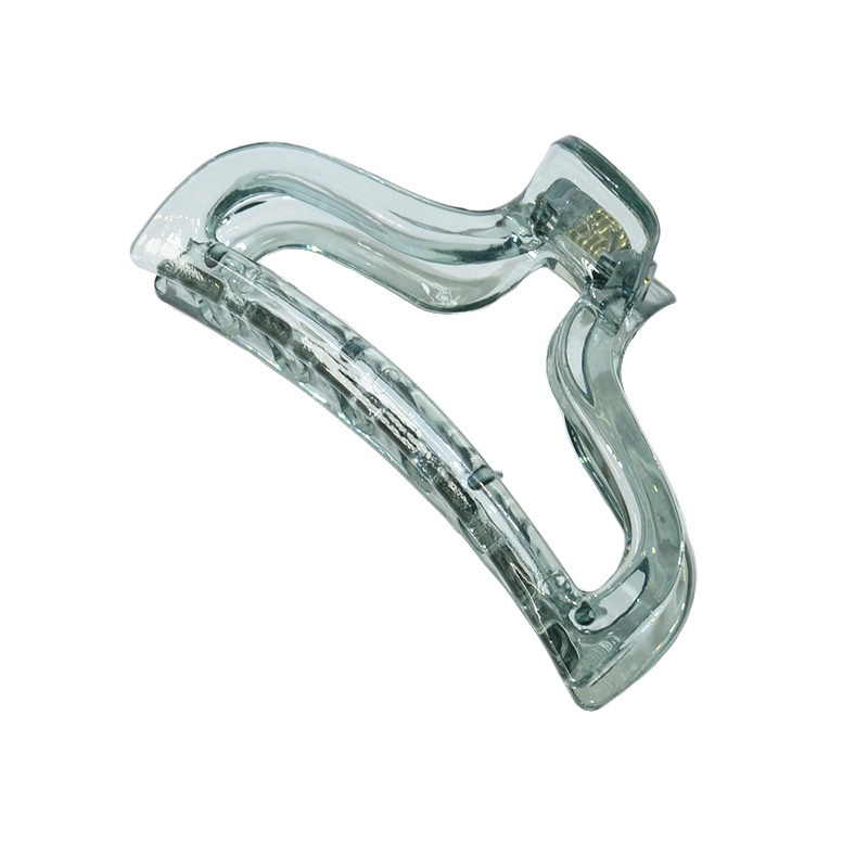 Kẹp Tóc Hình Cá Mập Bằng Acrylic Trong Suốt Phong Cách Hàn Quốc Thời Trang Cho Nữ